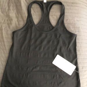 Lululemon cool racer back striped rib tank top
